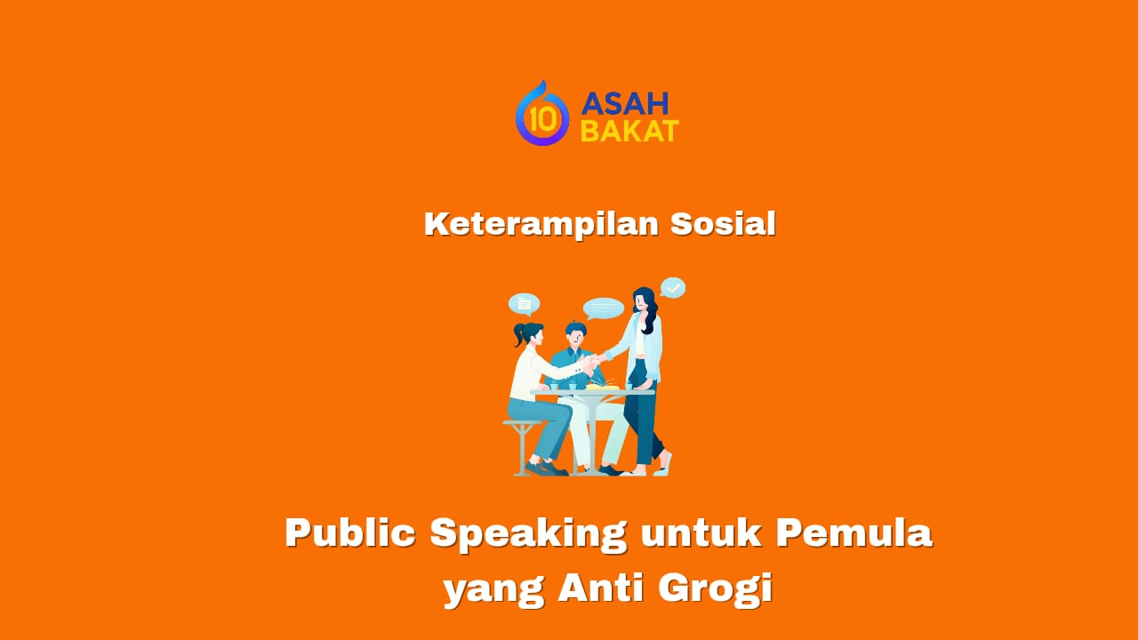 Ilustrasi public speaking untuk pemula agar tampil percaya diri tanpa grogi