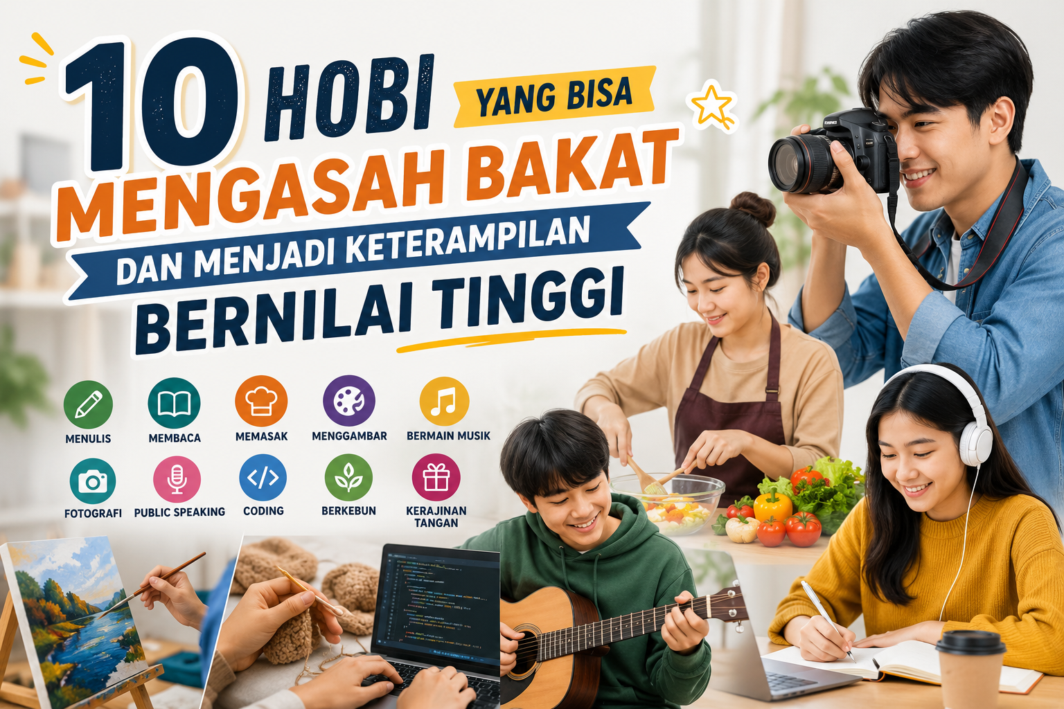 Hobi yang Bisa Mengasah Bakat dan Menjadi Keterampilan Bernilai Tinggi