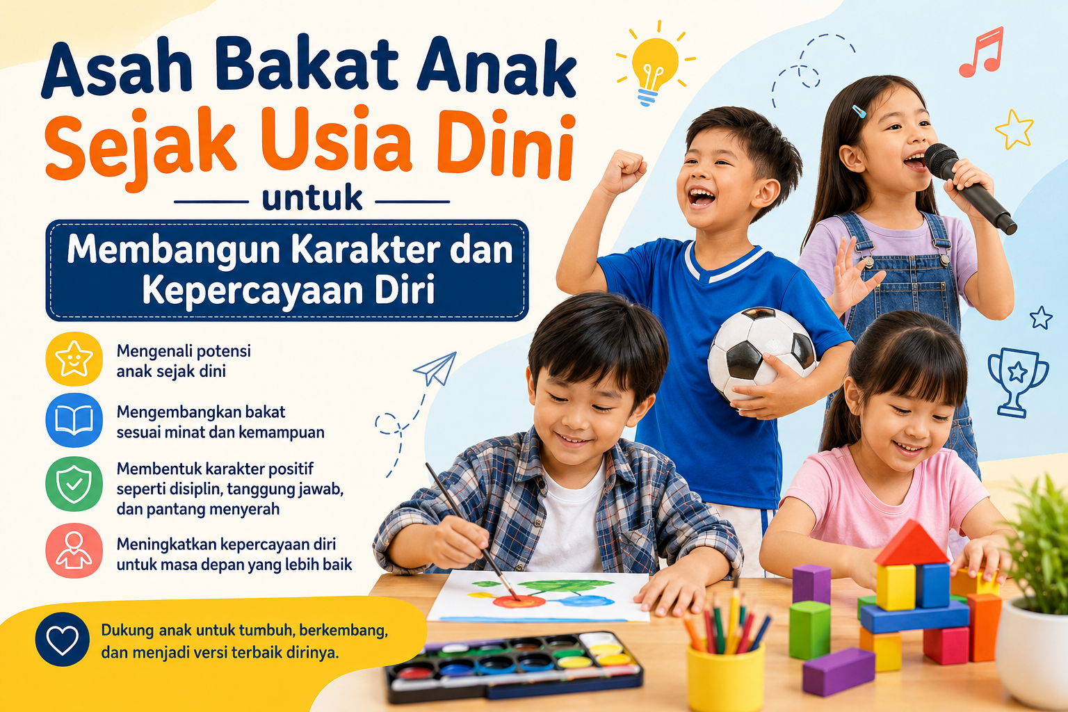 Asah Bakat Anak Sejak Usia Dini