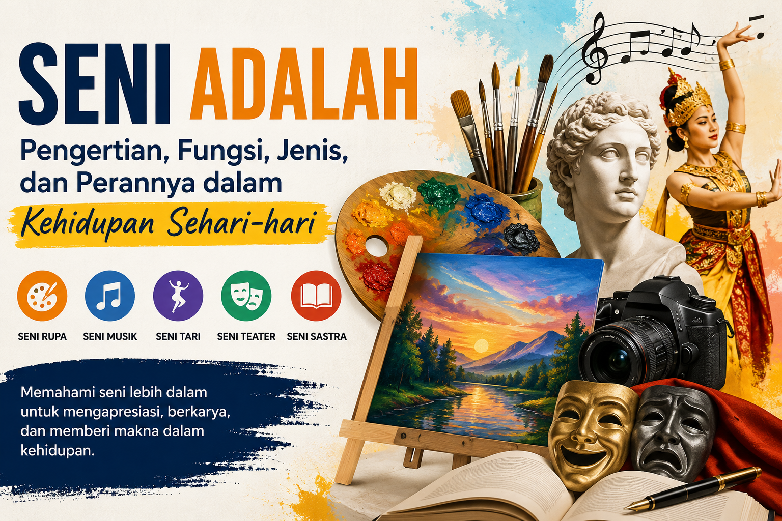 Seni Adalah: Pengertian, Fungsi, Jenis, dan Perannya dalam Kehidupan Sehari-hari