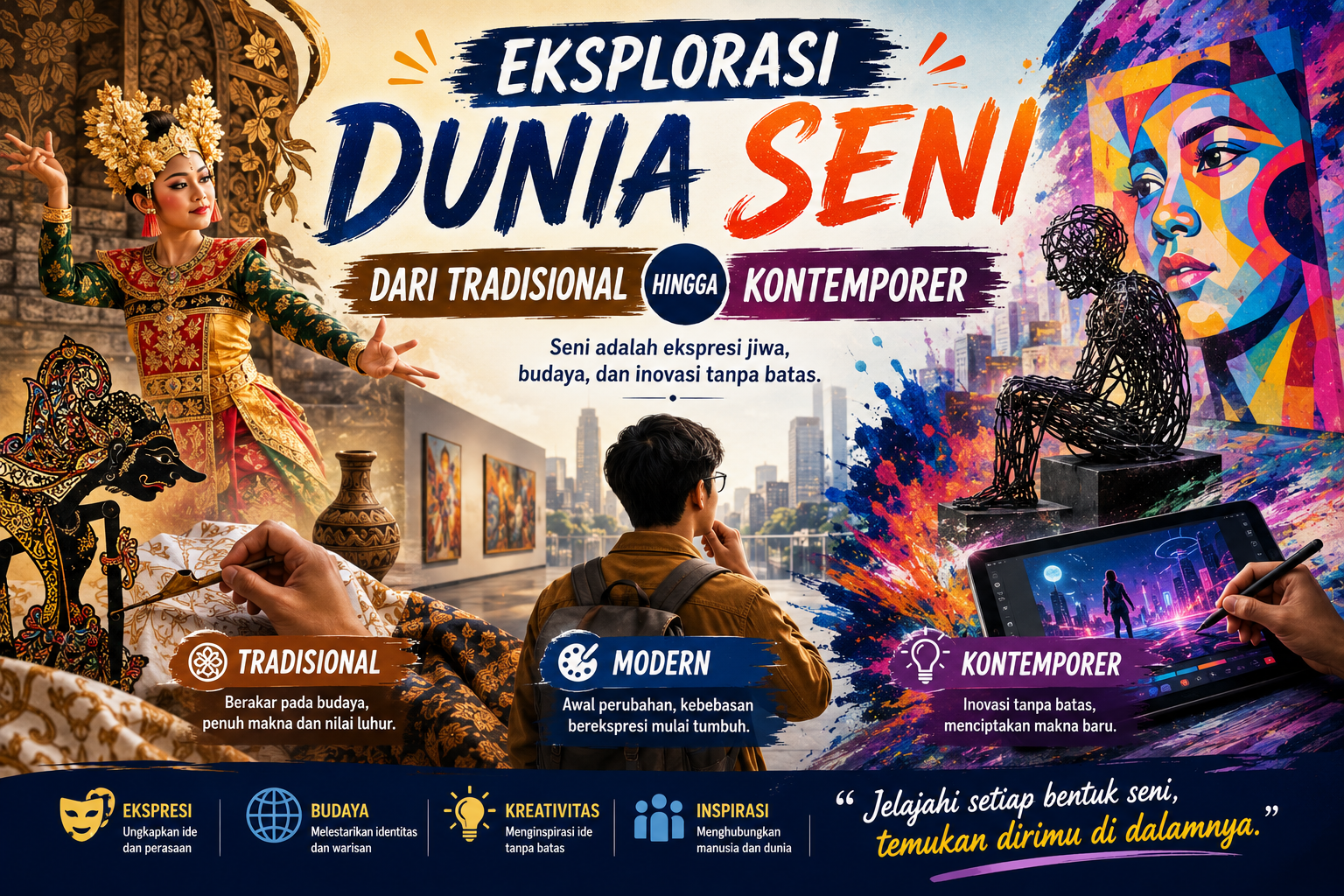 Eksplorasi Dunia Seni: Dari Tradisional hingga Kontemporer