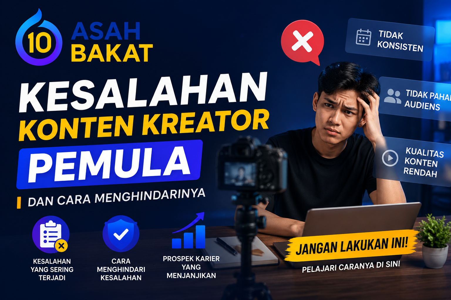 Kesalahan Konten Kreator Pemula dan Cara Menghindarinya