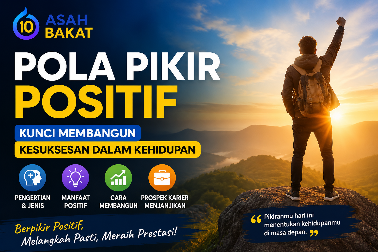 Pola Pikir Positif: Pengertian, Jenis, Manfaat, dan Prospek Karier