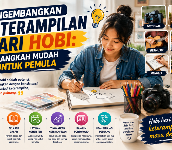 Mengembangkan Keterampilan dari Hobi: Langkah Mudah untuk Pemula