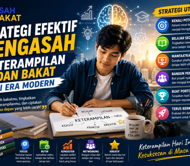 Strategi Efektif Mengasah Keterampilan dan Bakat di Era Modern