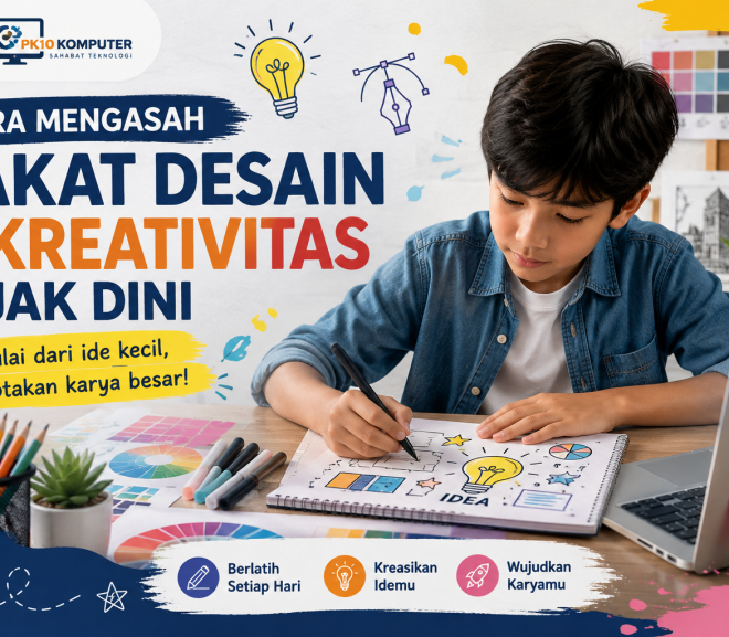Cara Mengasah Bakat Desain dan Kreativitas Sejak Dini
