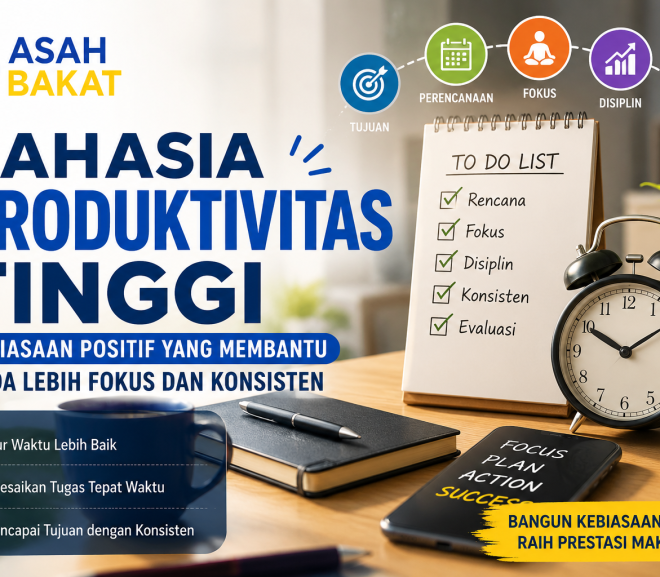 Rahasia Produktivitas Tinggi: Kebiasaan Positif yang Membantu Anda Lebih Fokus dan Konsisten