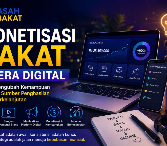 Monetisasi Bakat di Era Digital: Cara Mengubah Kemampuan Menjadi Sumber Penghasilan yang Berkelanjutan