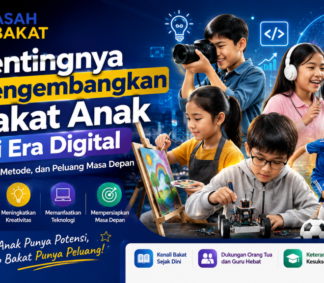 Pentingnya Mengembangkan Bakat Anak di Era Digital: Manfaat, Metode, dan Peluang Masa Depan
