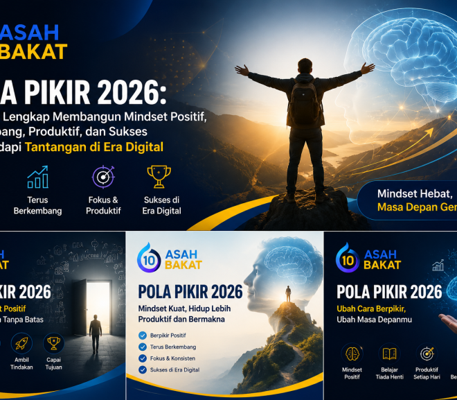Pola Pikir 2026: Panduan Lengkap Membangun Mindset Positif, Berkembang, Produktif, dan Sukses Menghadapi Tantangan di Era Digital