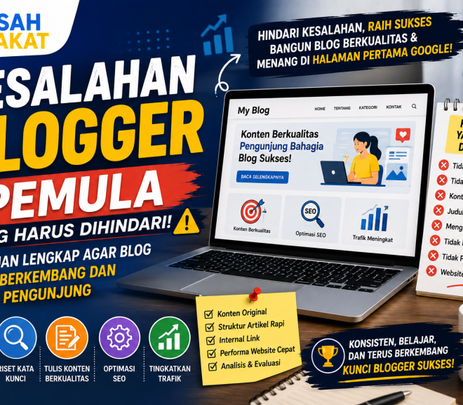 Kesalahan Blogger Pemula yang Harus Dihindari: Panduan Lengkap agar Blog Cepat Berkembang dan Ramai Pengunjung