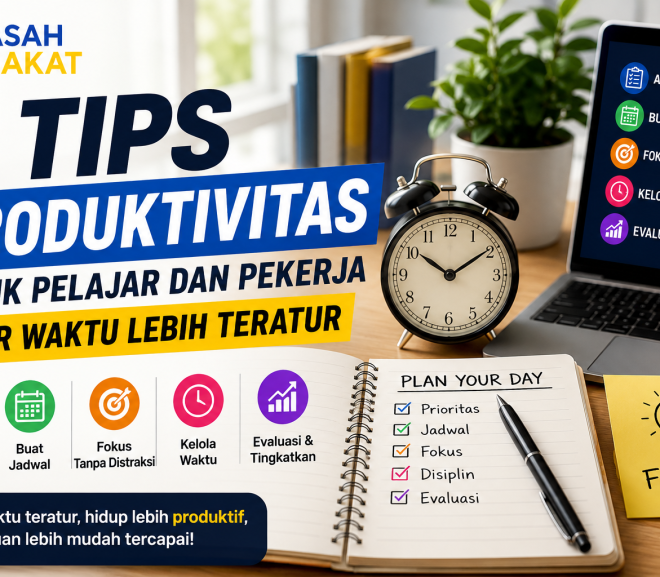 15 Tips Produktivitas untuk Pelajar dan Pekerja agar Waktu Lebih Teratur