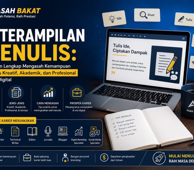 Keterampilan Menulis: Panduan Lengkap Mengasah Kemampuan Menulis Kreatif, Akademik, dan Profesional di Era Digital